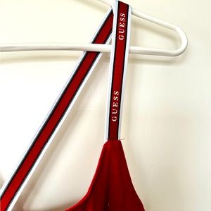 Red Guess bodysuit